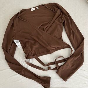 Aritzia Wrap Top
